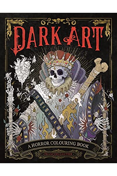 Lom Art Dark Art A Horror Colouring Book For Adults