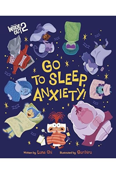 Disney Press ديزني بيكسار إنسايد آوت 2 اذهب للنوم القلق