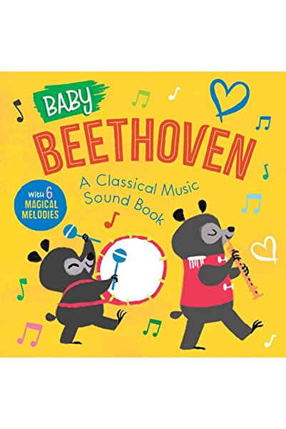 Little Genius Books كتاب صوتي موسيقى كلاسيكية للأطفال بيبي بيتهوفن مع 6 ألحان...