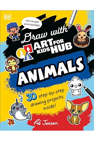 Dorling Kindersley Draw With Art For Kids Hub Animals