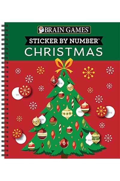 Publications International, Ltd. ملصقات ألعاب العقل حسب الرقم عيد الميلاد 28 ...