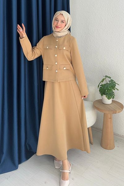 lurex moda Σετ φούστας με τέσσερις πτερύγια