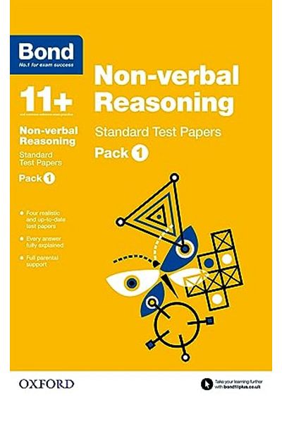OXFORD UNIVERSITY PRESS Bond 11 Nonverbal Reasoning Standard Test Papers Pack 1