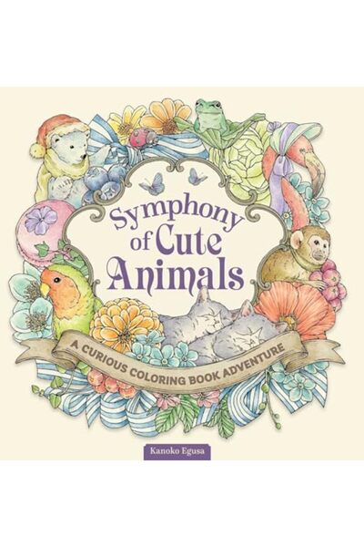 Design Originals Symphony Of Cute Animals A Curious Coloring Book Adventure