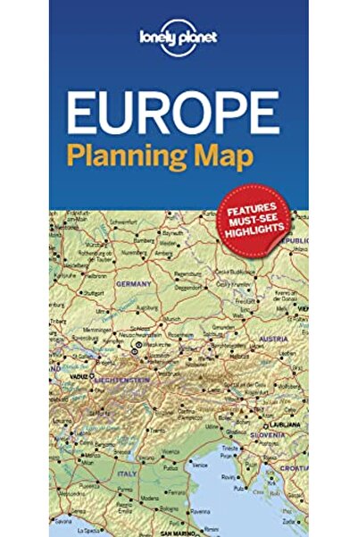 Lonely planet FR Lonely Planet Europe Planning Map