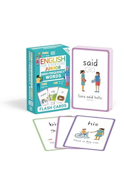DK Publishing English For Everyone Junior Highfrequency Words Flash Cards