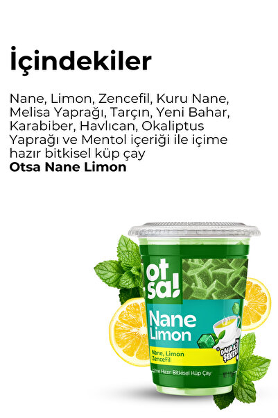 Otsa Nane Ferahlığı ve Limon Tazeliğiyle Doğal Şifa Çayı – 170 g