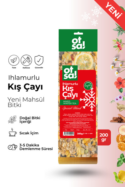 Greenlabel Otsa Ihlamurlu Ve Zencefilli Kış Çayı 200 Gr.