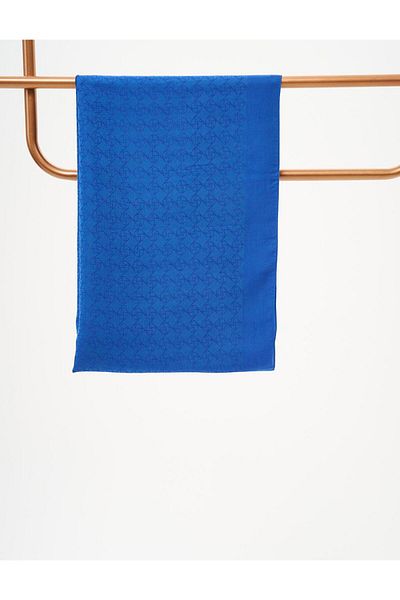 Kayra Indigo Natural Shawl - Μίγμα βαμβακιού