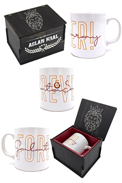 Galatasaray كوب أصلي مرخص من Gs - مع صندوق خشبي خاص