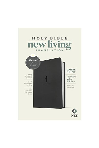 Tyndale House Publishers Nlt Büyük Baskı Premium Değer İnce Çizgili İncil