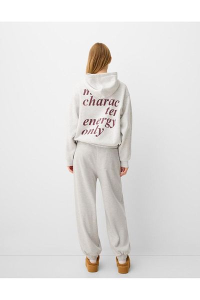 The Champ Clothing Παιδικό - Γκρι 98 Cherries Printed, Hooded Oversize Hoodie