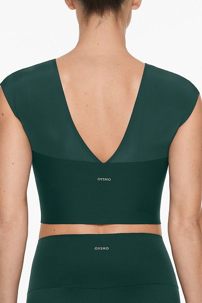 Oysho Perfect-adapt mesh tank top