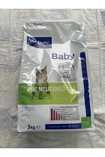Virbac BABY CAT FOOD PRE NEUTERED 3KG