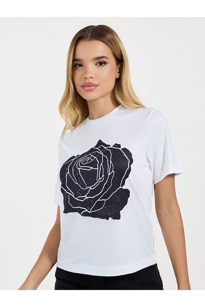Styli Graphic Print Short Sleeve Regular Fit T-Shirtâ€‹