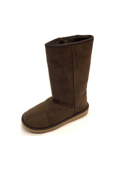 Mille Tall Brown Shearling Γυναικείες Μπότες - 308-02 End of Series