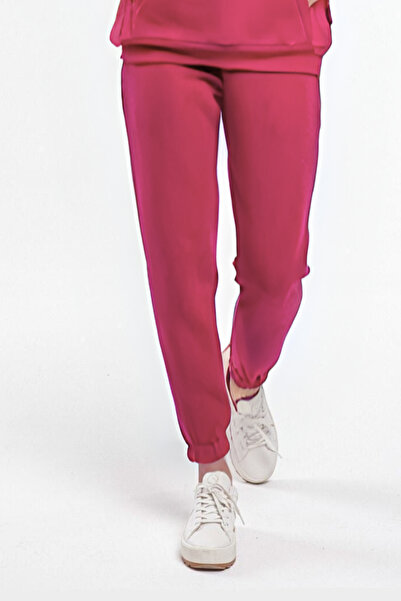 YAKAMEL Γυναικείο παντελόνι τζόγκερ με ελαστικό τελείωμα στα μπατζάκια