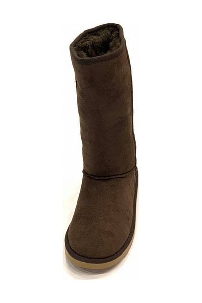 Mille Tall Brown Shearling Γυναικείες Μπότες - 308-02 End of Series