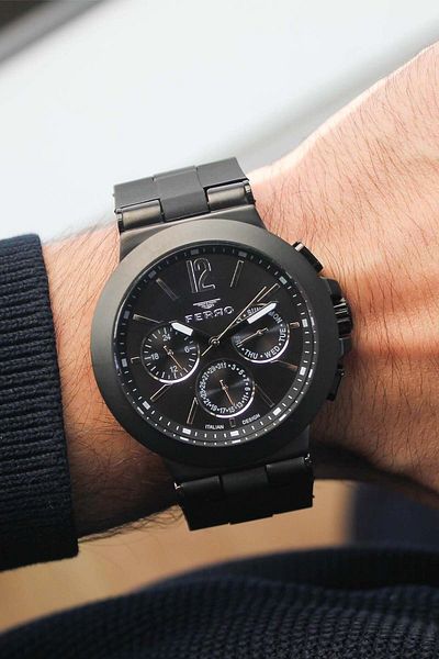 FERRO Fm11539G Men's Watch with Silicone Band