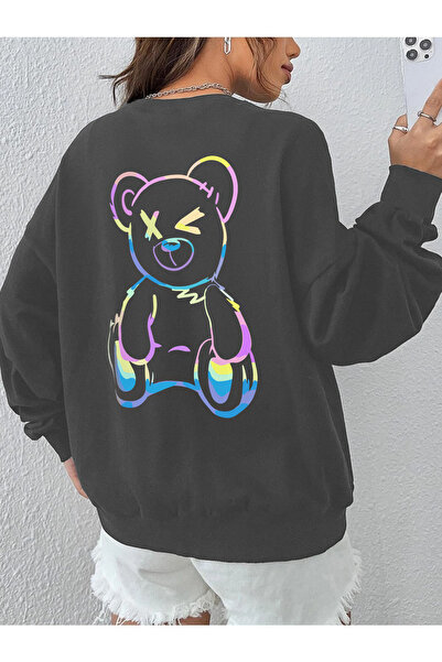 Bigonya Tricou obișnuit cu decolteu rotund cu imprimeu cu logo special de securitate