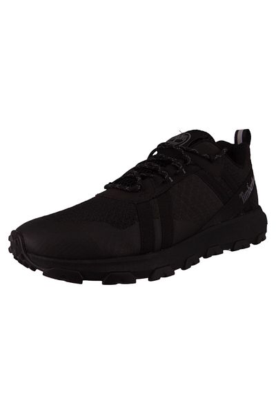 Timberland Herren Low Sneaker Winsor Trail Low Lace UP TB0A6BS1EK91 Schwarz Black Textil/Synthetik