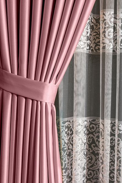LUNETT HOME Powder Blackout Extraforated Plain Planting Curtain - Single Wing V12