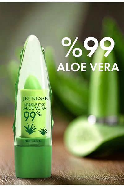 Jeunesse Aloe Vera Magic Lipstick - 3.5 Gr Natural Moisturizing and Soothing Magic Lip Balm