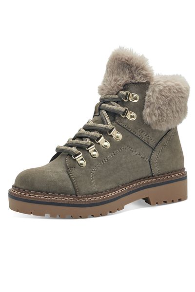 Tamaris Damen Elegante Stiefelette Winterschuhe 1-26264-43 Grau 771 Sage Kunstleder