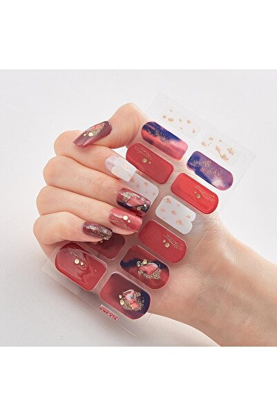 gaman Kendinden Yapışkanlı, Kolay Uygulanabilir, Suya Dayanıklı Desenli Tırna...