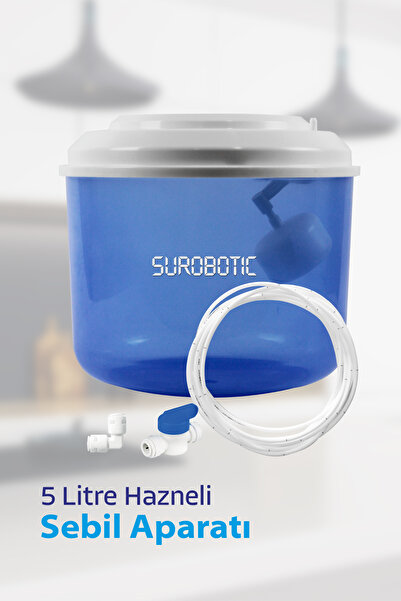 SUROBOTİC Yeni Nesil Arıtma Su Arıtma Sebil Üstü Damacana Aparatı 5 Litre Haz...