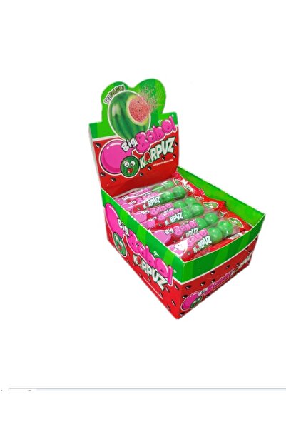Big Babol Flowpack Karpuz_Şekerli Sakız 28 x 20gr