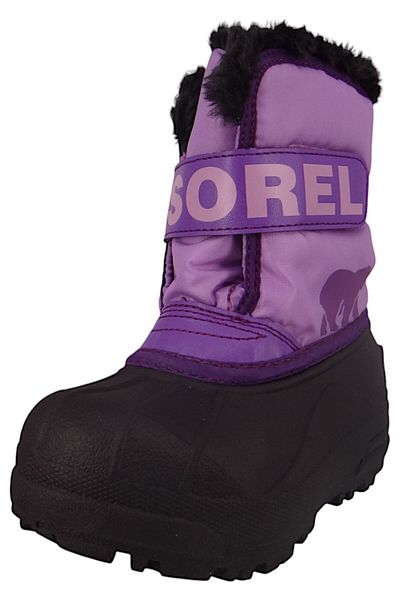 Sorel Kinder Stiefel Winterschuhe Snow Commander 2114101 Lila 514 Purple Violet mit 2,5 mm dicke Isolie