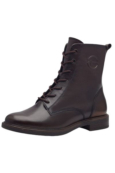 Tamaris Damen Sportliche Stiefelette 1-25113-43 Braun 304 Mocca Leder/Synthetik mit TOUCH-IT