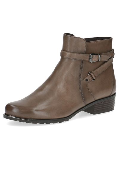 Caprice Damen Elegante Stiefelette 9-25308-43 Grau 348 Taupe Nappa Leder mit CAP Airmot./FB