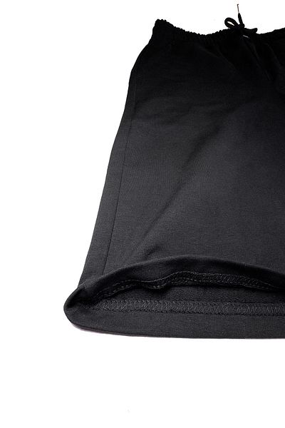 Tshirthane Ανδρικό μαύρο σορτς Ghost Of Tsushima Samurai Mask