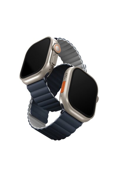 UNIQ Better By Design Apple Watch 49mm Ultra 2/1 - 46mm Seri 10 - 45mm Seri 9/8/7 - 44mm Seri SE2/SE/6/5/4 Kordon Kayış