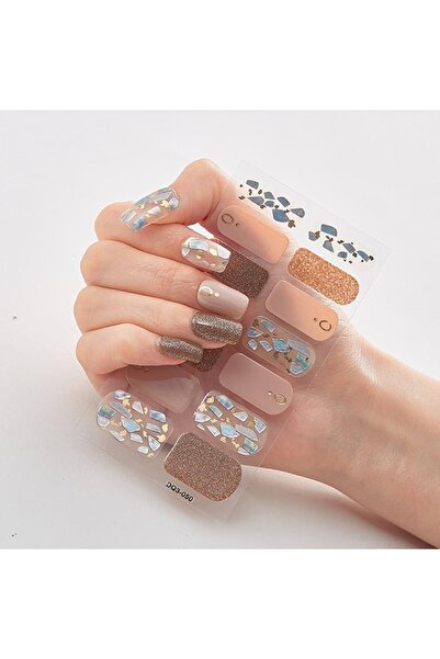 gaman Kendinden Yapışkanlı, Kolay Uygulanabilir, Suya Dayanıklı Desenli Tırnak Çıkartmaları Tırnak Sticker