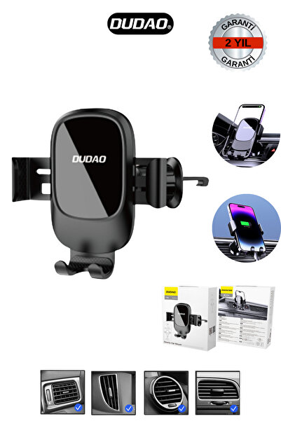 DUDAO F5n - Kancalı Araç Içi Telefon Tutucu - Havalandırma Izgarası Uyumlu Sı...