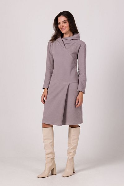 BEWEAR Rochie cu guler inalt