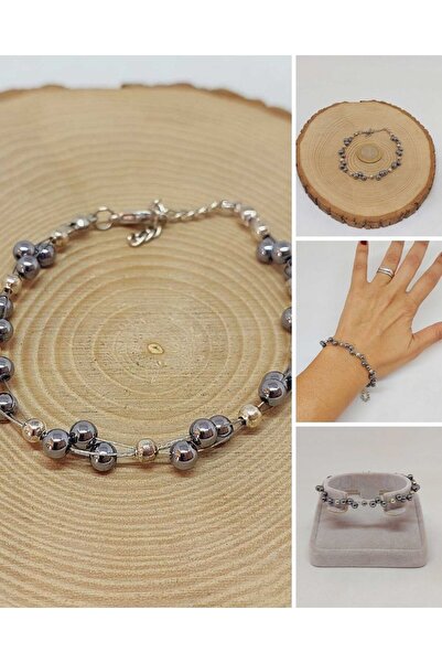 Yasamtohumu Brățară cu piatră Terahertz 4 mm (39342)