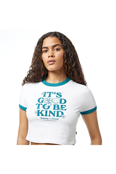 Tommy Hilfiger Tjw Slim Crp Novelty1 Ringer Tee T-Shirt