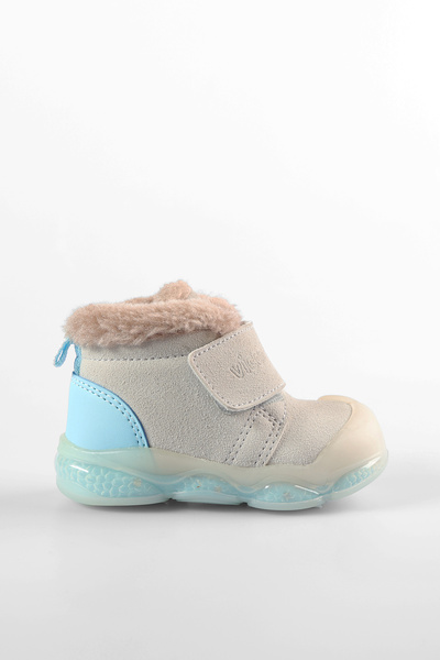 Vicco Mind Lighted Baby Boy Gray Boots