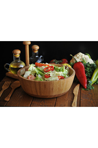 MuratogluHome Guado Bamboo Salad Bowl