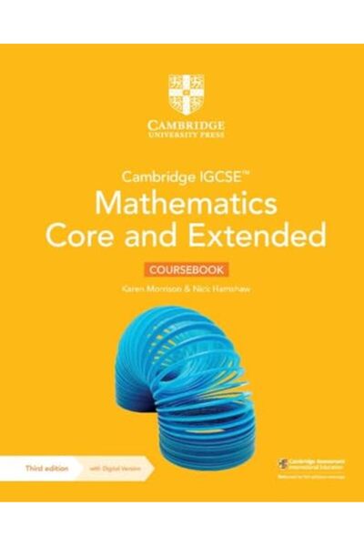 Cambridge كتاب مدرسي لدورة IGCSE (TM) في الرياضيات الأساسية والمتقدمة مع النس...