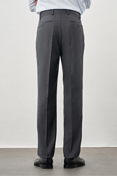 İmza Füme Duble Paça Slim fit Pantolon 1003245171