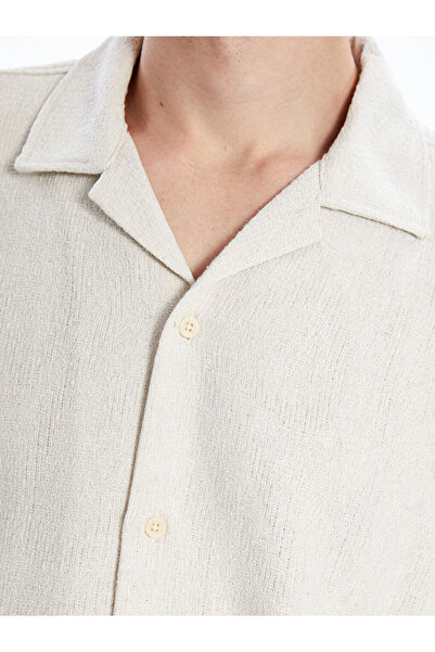 LC Waikiki Ανδρικό κοντομάνικο πουκάμισο με κανονική εφαρμογή