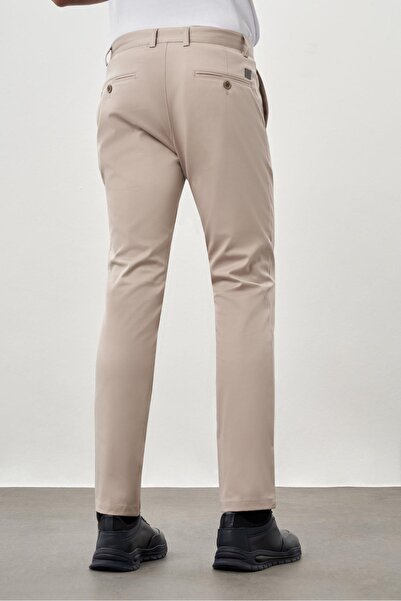 İmza Soil Self Patterned Cloth Feet Cotton Side Pocket Slim Fit Casual Pants 1003245168