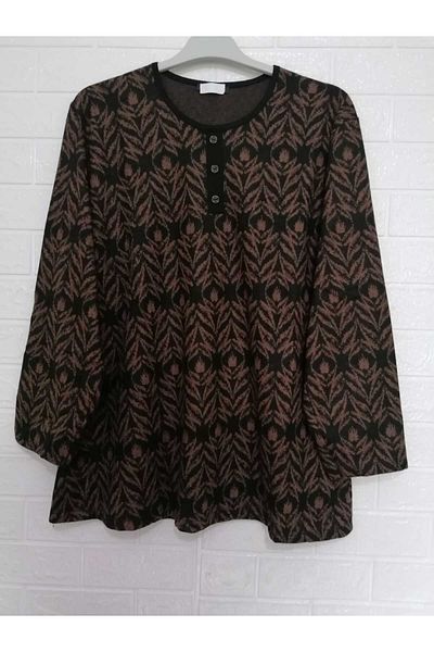 anne moda ankara Plus Size Soft Finding - Winter, A Model