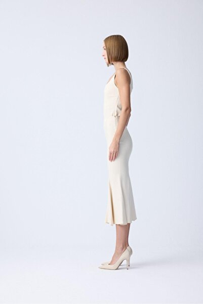 rue Midi Size Ecru Fish Skirt