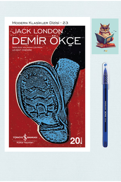 Dara Yayınları Demir Ökçe - Jack London - İş Bankası - Büro Mavi Tükenmez Kalem